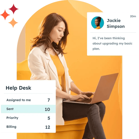 service hub help desk features